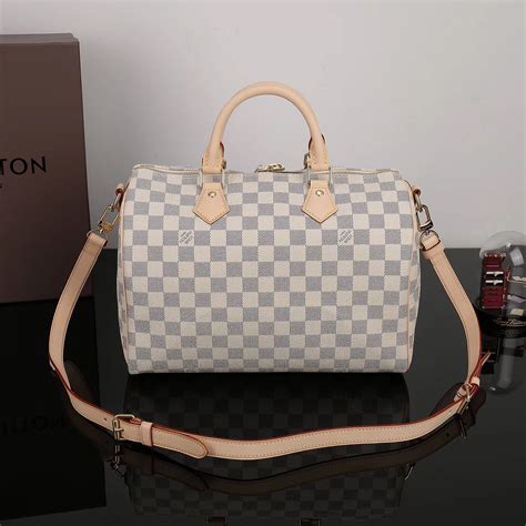 white damier louis vuitton bag